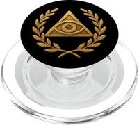 Eye de Dieu - Illuminati - l'œil Tout vu PopSockets PopGrip pour MagSafe