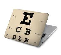 Eye Exam Chart Decorative Decoupage Poster Etui Coque Housse pour MacBook Air 13 (2022,2025) - A2681, A3113, A3240