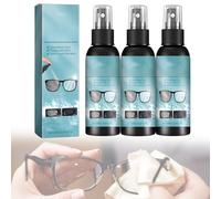 Eye Glass Cleaners Spray, 2025 New Lens Scratch Remover Kit, for Eyeglasses Sunglasses Screens Travel Essentials 100ml Pocket Size for Sunglasses Screen Cleaner Tool (3 Pcs)