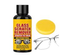 Eye Glass Scratch Remover Wax 30ml Paste Blurriness, Restoring With Sponge