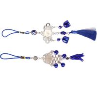 Eye Hanging Ornament,Oeil bleu Ornament,Oeil chanceux Ornament,Pendentif à suspendre œil,Amulette main œil,Pendentif à suspendre voiture