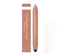 Eye-liner et ombre à paupières 2 en 1, ombre à paupières Inelaborate, waterproof avec pinceau estompeur, longue tenue, application douce et fluide (E)