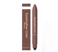 Eye-liner et ombre à paupières 2 en 1, ombre à paupières Inelaborate, waterproof avec pinceau estompeur, longue tenue, application douce et fluide (F)