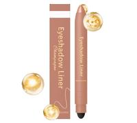 Eye-Liner Fin - Stylo Maquillage 2 en 1 Longue Tenue | Eyeline Longue Tenue pour Soirée Cosplay Concert Mariage Métro Carnaval Costume Social Voyage Femmes