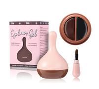 Eye Liner Noir en Gel, Crayon Yeux Waterproof & Alternative au Liner Liquide, Anti-transfert avec Pinceau, Facile à Appliquer pour Tout Maquillage des Yeux, 8g (#1, 8g)