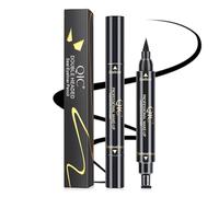 Eye liner Noir Waterproof, Crayon Noir Yeux Tampon Eyeliner,Petit Format eyeliner Stamp, Formule Longue Tenue, pour un trait d'eyeliner parfait, 1 unité
