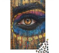 Eye Makeup Art Design Ideas Panneau Métallique Vintage 70x50cm/1000pcs pour Le Coin Bar, pour Les Murs Et Espaces Intérieurs