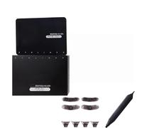 Eye Makeup Kit with Case,Black Box Eyelash，Brown | Maquillage Pour Les Yeux,Long Lasting Waterproof Portable for Travel,Portable Eye Makeup Kit Quick-Drying Film-Forming Smudge