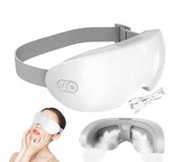 Eye Massager - Electric 17,2 x 7,6 cm Rechargeable | Heating Steam Compress Silent Relaxing Gadget | Confortable Cooling Massage For Office, Home, Travel, Night Use And Airplane