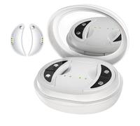 Eye Massager - Rechargeable Red Light Device For Dark Circles Care | Heated Eye Masque For Puffiness Relief, Portable Relaxation Tool For Home Office Work Travel Family Friends