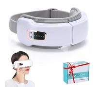 Eye Massager with Heat, Smart Eye Massager,Music Function, Adjustable Strap, for Migraines Dry Eyes Puffiness Eyes and Eyestrain,Birthday Gifts for Women and Men