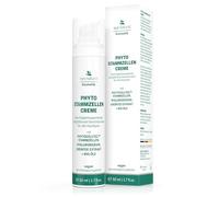 Eye Natural Crème anti-âge pour cellules souches - à l'aloe vera, à l'huile de grenade, à l'huile de beurre de karité, à l'acide hyaluronique, à l'extrait de thé vert et au panthénol - Soin hydratant