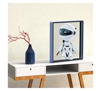 Eye Nue 3D Projecteur holographique Staller Machine de publicité Trois-Dimension AIR Suspension LED Image Lumineuse Écran Ventilateur Alliage d'aluminium Facile à Transporter(Space Grey,EU)