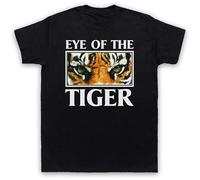 Eye of The Tiger Boxing Rock Film Mens T-Shirt Black M