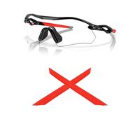 Eye Opening Stuff Chaussettes de rechange compatibles avec les lunettes de soleil Oakley Base Plane/Base Plane R/Steel Line S/Steel Line R, Rouge