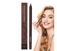 Eye Pencil, 2-In-1 Smudge-Proof Eyebrow and Eyeliner Pen, Long-Lasting Waterproof Makeup, Easy to Carry Pencil Sharpenable Tip for, Travel, Holiday Use, 5.71 Inches