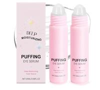 Eye Serum Roller, Glow All In Eye Cream with Niacinamide & Peptides for Dark Circles, Puffy Eyes, Eye Bags, Wrinkles - Under Eye Brightener - Eye Roller with Retinol & Niacinamide (2pc,)