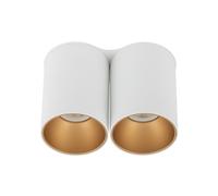EYE TONE II BLANC/OR PLAFONNIER TUBE NT 2X GU10 7665