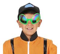 Eye Wear - 14*9*14cm Alien Novelty Glasses | Costume Eyewear, Rainbow Lens Alien Sunglasses For Halloween Costumes, Fun ET Alternative Modeling Glasses For Adults And Kids, Sci-Fi Party Supplies And