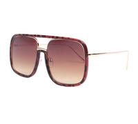 -Eye Wear-Grandes lunettes de soleil marron fashion Macky - Marron