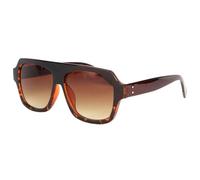 -Eye Wear-Grosses lunettes soleil marron fashion Kam - Marron