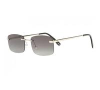 -Eye Wear-Lunette de Soleil Percées Noires Monture Argent Homme et Femme Saky - Gris