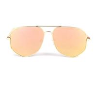 -Eye Wear-Lunettes de soleil aviateur miroir doré Loisy - Jaune