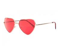 -Eye Wear-Lunettes de Soleil Coeur Rouges Originales Lovely - Rouge