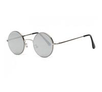 -Eye Wear-Lunettes de Soleil Miroir Rondes Argent Homme et Femme Ocky - Gris