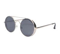 -Eye Wear-Lunettes de soleil rondes argent pilote Rigby - Gris