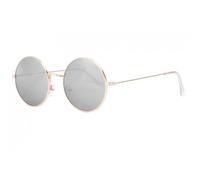 -Eye Wear-Lunettes Soleil Rondes Miroir Gris Argent Ronde et Dorees Klom - Gris