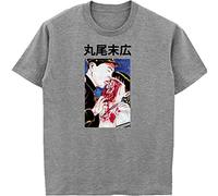 Eyeball Lick Suehiro Maruo Cult Japan Anime Manga Horror Auge Junji Ito T Shirt Men Cotton T Shirt Funny Tees Tops Streetwear Grey 3XL