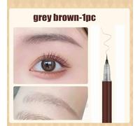 Eyebloggtattoo Pen-Crayon Liquide À Tête Ultra Fine,Étanche,Résistant À La Transpiration,Facile À Documenter,Outils De Maquillage Pour Les Yeux,1/2mm,0.01 Pièces.1pcs-Grey Brown.