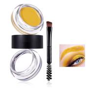 Eyebrow Cream, Brow Pomade Waterproof, Natural Versatile Tinted Brow Gel With Brush, Helps To Fill In Brows For A Dramatic, Defined, Flawlesslook For Holiday Parties Make-up (02#)