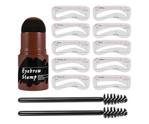 Eyebrow - Kit de pochoirs réutilisables pour façonner le front - Modèles d'arc réglables - Kit Easy Guide étanche - Idéal pour le soin des sourcils - Application de maquillage - Résultats de salon