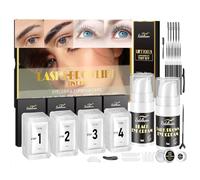 Eyebrow Lamination Kit, Professional Lash Lifting with Black/Brown Tint, Makeup Gift Kit for Girl Women