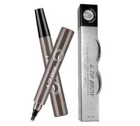 Eyebrow Lot de 2 crayons à sourcils étanches pour femme - Teinte longue durée - Compact et précis