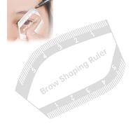 Eyebrow Mapping Tool, Brow Measuring Ruler, Acrylic Shaping Guide, Portable Reusable Design, Precision Beauty Accessory With Usage For Home, Travel, Makeup, Salon, And Daily Grooming