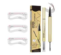 Eyebrow Pen, Portable Makeup Pencil, Waterproof Brow Definer, 575x0.43 Inches Beauty Tool with Built in Gel, Ideal for Gym Days, Daily Wear, Business Travel, Sports and Photoshoots