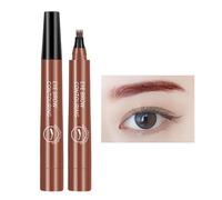 Eyebrow Pen - waterproof 4 fork tip tool, precise brow shaping marker | long-lasting liquid eyebrow pencil, natural hair-like stroke applicator, makeup solution for beauty and cosmetics