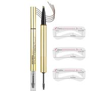 Eyebrow Pen Waterproof, Eyebrow Makeup Pencil, Smudge Proof Cosmetics, Long Lasting, Easy Application, Ideal for Dating Gym Daily Travel Business Work Sports Ladies Photoshoot