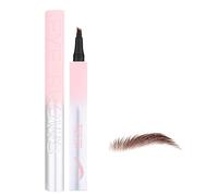Eyebrow Pencil for Women - 4 Tip Contour Pen, Professional Brow Definer Makeup Tool, Smudge Proof Long Lasting Design, Portable Cosmetic Pencil Accessory, Precise Shape Enhancer, Wife Girlfriend Beaut