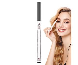 Eyebrow Pencil, Long Lasting Waterproof Brow Pen, 4 Tip Portable Makeup Tool, Smudge-Resistant Beauty Kit for Ladies Girls Travel Grooming Touch Ups Black, Gray, Brown