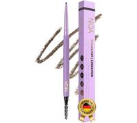 Eyebrow Pencil,Water Resistant,Brown,Halal,Vegan,Rub Resistant,Eyebrow Pencil With Brush For Perfectly Defined Eyebrows,Long Lasting,Color