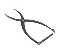 Eyebrow Pochoir de Microblading Règle en acier inoxydable 3 points de positionnement Rapport doré Outil de mesure symétrique Sourcils Règle (Noir)