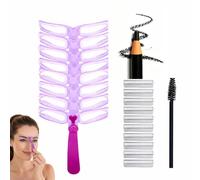 Eyebrow Stencils for Shaping,8 Style Reusable Eyebrow Template Kit,Eye Brow Stencils for Women,Shapes From Natural To Bold,Hands-Free Adjustable Handle+Headband,Reusable,Washable，Black Pencil