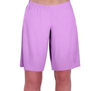 Eyecatch - Étoile Dames Jersey Détendu Confort Elasticized Flexi Étendue Aux femmes Shorts Plus Tailles (56/58, Lilas)