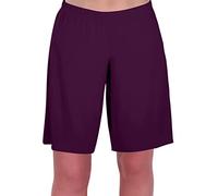 Eyecatch - Étoile Dames Jersey Détendu Confort Elasticized Flexi Étendue Aux femmes Shorts Plus Tailles (48/50, Aubergine)