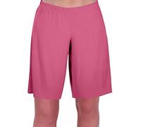 Eyecatch - Étoile Dames Jersey Détendu Confort Elasticized Flexi Étendue Aux femmes Shorts Plus Tailles (48/50, Corail)
