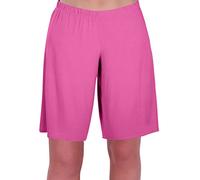 Eyecatch - Étoile Dames Jersey Détendu Confort Elasticized Flexi Étendue Aux femmes Shorts Plus Tailles (52/54, Rose)
